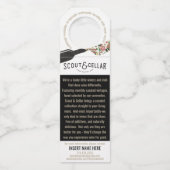 Étiquettes Pour Bouteilles Carte de visite vin SC (Dos)