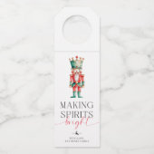 Étiquettes Pour Bouteilles Casse-noisette qui rend l'esprit joyeux Cadeau de  (Devant)