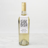 Étiquettes Pour Bouteilles C'Est Mon Plat Côté (Sur bouteille)