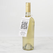 Étiquettes Pour Bouteilles C'Est Mon Plat Côté (Incliné)