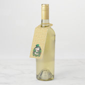 Étiquettes Pour Bouteilles Chien mignon de la Saint Patrick (Incliné)