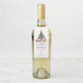 Étiquettes Pour Bouteilles Christmas Tree Making Spirits Bright Gift (Sur bouteille)