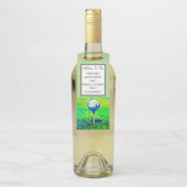 Étiquettes Pour Bouteilles Cintres de bouteille de charité de tournoi (Sur bouteille)