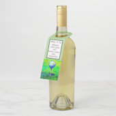 Étiquettes Pour Bouteilles Cintres de bouteille de charité de tournoi (Incliné)