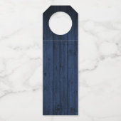 Étiquettes Pour Bouteilles Citrons Bleu Bois Limoncello Merci (Dos)