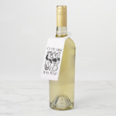 Étiquettes Pour Bouteilles Cocktail Art déco sur mesure (Incliné)