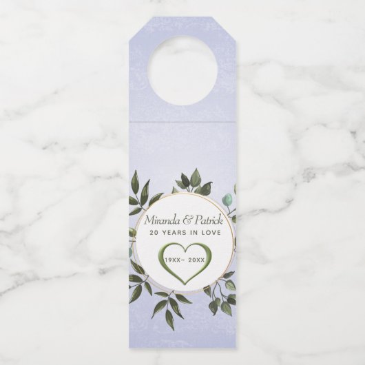 Étiquettes Pour Bouteilles Colère verte (Devant)