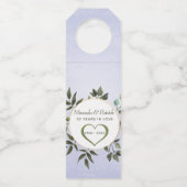 Étiquettes Pour Bouteilles Colère verte (Dos)