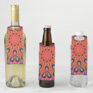 Étiquettes Pour Bouteilles Collection d'art abstrait"