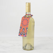 Étiquettes Pour Bouteilles Collection d'art abstrait" (Incliné)