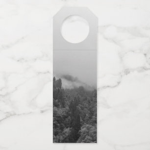 Étiquettes Pour Bouteilles Cool, nature brumeuse magique