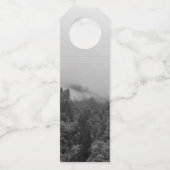 Étiquettes Pour Bouteilles Cool, nature brumeuse magique (Dos)