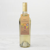 Étiquettes Pour Bouteilles Corne d'abondance de Thanksgiving (Sur bouteille)