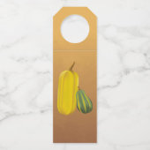 Étiquettes Pour Bouteilles Corne d'abondance de Thanksgiving (Dos)