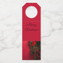 couronne de Noël avec des baies rouges   