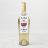 Étiquettes Pour Bouteilles Coutume du vin (Sur bouteille)