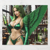 Étiquettes Pour Bouteilles De Liqueur Absinthe Green Fairy (Étiquettes simples)