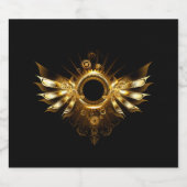 Étiquettes Pour Bouteilles De Liqueur Ailes de Steampunk (Étiquettes simples)