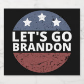 Étiquettes Pour Bouteilles De Liqueur allons à brandon (Étiquettes simples)