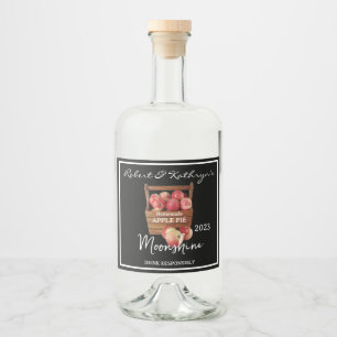 Étiquettes Pour Bouteilles De Liqueur Apple Pie Moonshine Personnalisé