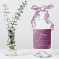 Argent frileux sur Cassis Merci Mariage violet