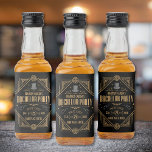 Étiquettes Pour Bouteilles De Liqueur Art Déco Bachelor Party Favoriser<br><div class="desc">Célébrez avec vos gars en style avec ces étiquettes de liqueurs personnalisées de style art déco noir et or. Les éléments en or personnalisables donnent une ambiance des années 1920, parfait pour votre voyage à Vegas, soirée casino, ou la fête parlent de style simple! ・ Vous cherchez quelque chose d'un...</div>