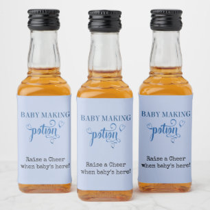 Étiquettes Pour Bouteilles De Liqueur Baby shower de potion pour bébés préférant la 
