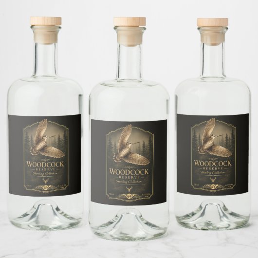 Étiquettes Pour Bouteilles De Liqueur Bécasse (Bouteilles)