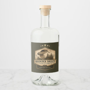 Étiquettes Pour Bouteilles De Liqueur Bécasse 