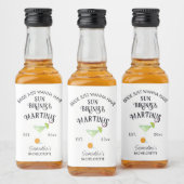 Étiquettes Pour Bouteilles De Liqueur Bikinis & Martinis Piscine tropicale Hen Bachelore (Bouteilles)