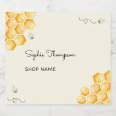 Étiquettes Pour Bouteilles De Liqueur Bocal apiculteur de miel (Étiquettes simples)