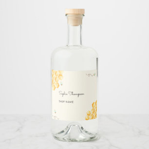Étiquettes Pour Bouteilles De Liqueur Bocal apiculteur de miel