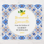 Étiquettes Pour Bouteilles De Liqueur Boisson Limoncello Maison (Étiquettes simples)