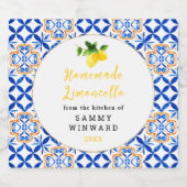 Étiquettes Pour Bouteilles De Liqueur Boisson Limoncello Maison (Étiquettes simples)