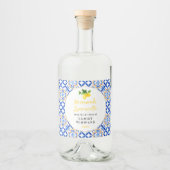 Étiquettes Pour Bouteilles De Liqueur Boisson Limoncello Maison (Devant)