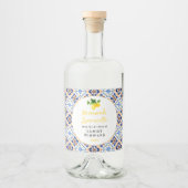 Étiquettes Pour Bouteilles De Liqueur Boisson Limoncello Maison (Devant)