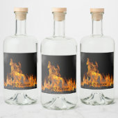 Étiquettes Pour Bouteilles De Liqueur Bouteille de sauce barbecue (Bouteilles)