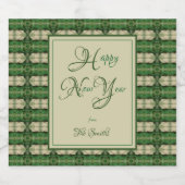 Étiquettes Pour Bouteilles De Liqueur Chloe Nouvel An (Étiquettes simples)