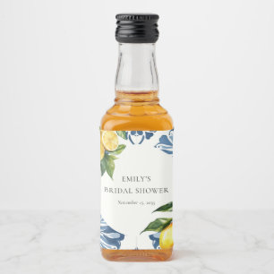 Étiquettes Pour Bouteilles De Liqueur Citron Citrus Positano Fête des mariées italienne