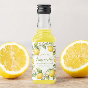 Étiquettes Pour Bouteilles De Liqueur Citrons Limoncello Maison Faveur de Baby Shower