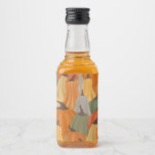 Étiquettes Pour Bouteilles De Liqueur Citrouilles cosy (Devant)