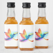 Étiquettes Pour Bouteilles De Liqueur Colibri arc-en-ciel avec symbole Infinity (Bouteilles)