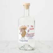 Étiquettes Pour Bouteilles De Liqueur Coquito Coconut Maracas (Devant)