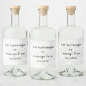 Étiquettes Pour Bouteilles De Liqueur Create Your Own ! (Bouteilles)