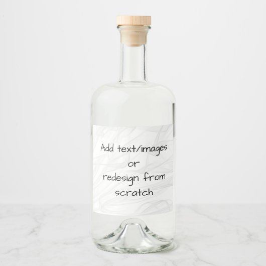 Étiquettes Pour Bouteilles De Liqueur Create Your Own ! (Devant)