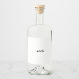 Étiquettes Pour Bouteilles De Liqueur Créez Votre Propre Promotion de Marque Simple
