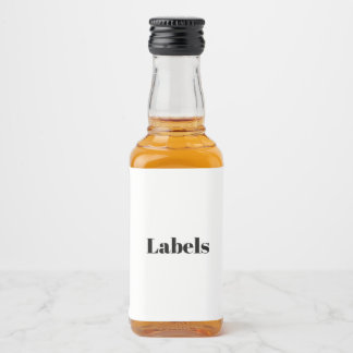 Étiquettes Pour Bouteilles De Liqueur Créez Votre Propre Promotion de Marque Simple