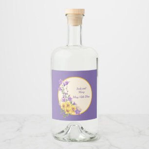 Étiquettes Pour Bouteilles De Liqueur Crème Spring Garden Collection