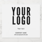 Étiquettes Pour Bouteilles De Liqueur Custom Logo Minimalist (Étiquettes simples)
