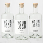 Étiquettes Pour Bouteilles De Liqueur Custom Logo Minimalist (Bouteilles)